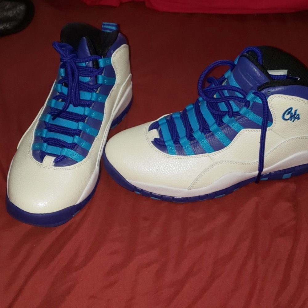 Men's Retro Jordan 10s Charlotte Hornets color